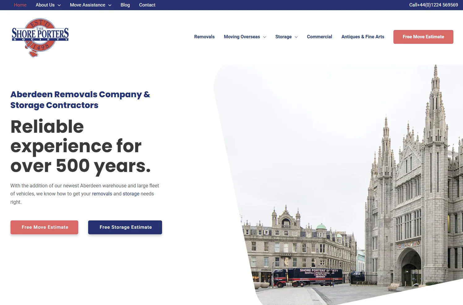 shore porters new website